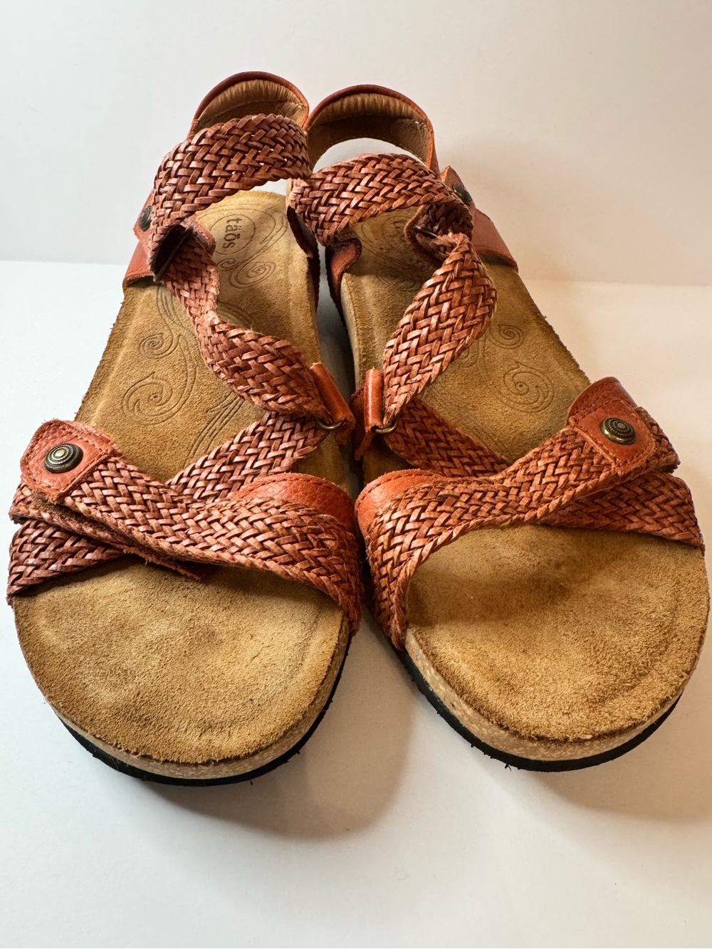 Taos Trulie Burnt Braided Comfort Sandals Women’s EU 39 US 8-8.5 - Picture 3 of 6